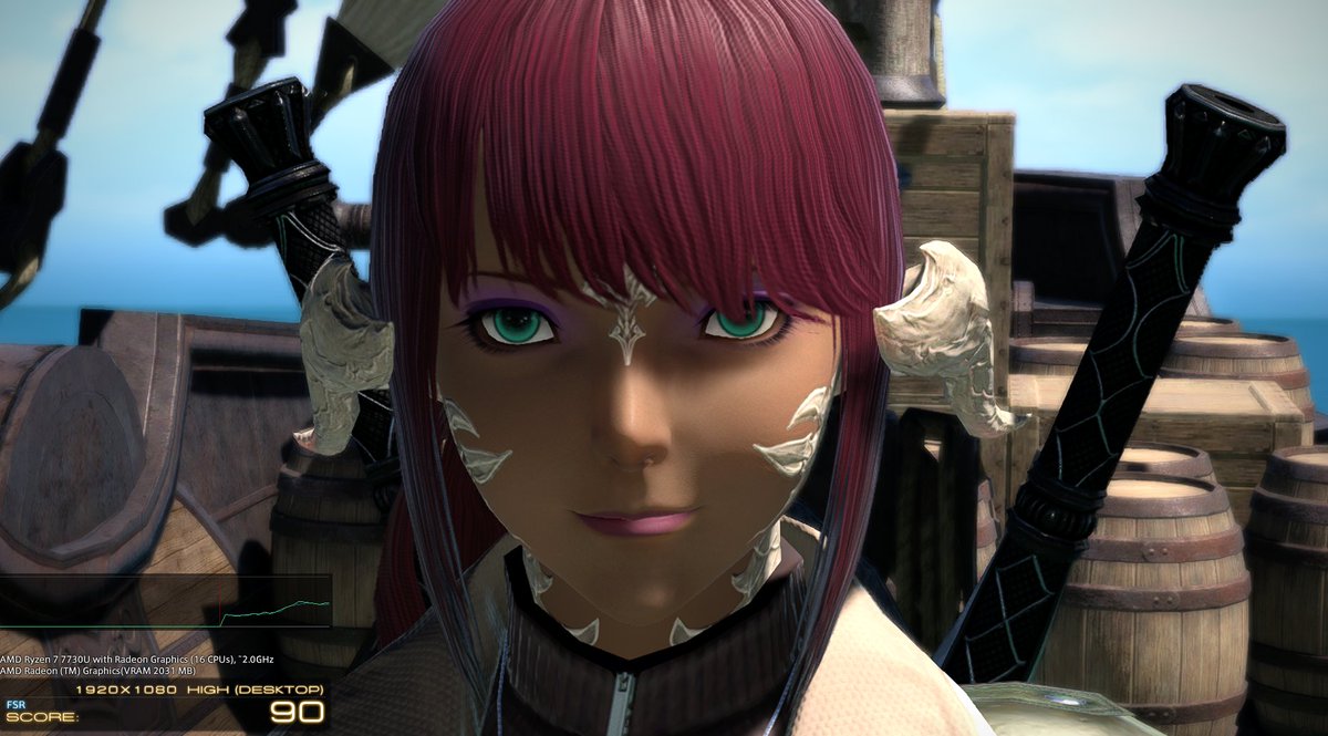 SteveThePotato's tweet photo. @FF_XIV_EN 
Character Name: Aki M'njor
World: Lamia
Prize: Gaelicap 
#FFXIVSweepstakes #DawntrailBenchmark https://t.co/ObWz3TgSaQ