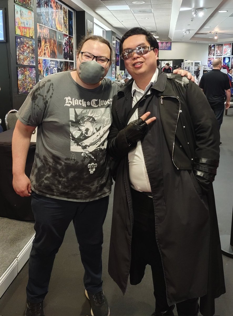 jericollage70's tweet photo. Met @FortWorthReid today @UnlockTheCon! Really Great Guy. It was a pleasure meeting you Dallas! #UnlockTheCon #BlackClover #DragonBall #OnePiece #MyHeroAcademia #SPYxFamily #ShominSample #Hyouka #CheerBoys
Collage Credited By Me 📸: @jericollage70 https://t.co/Hxmlj7IwuY