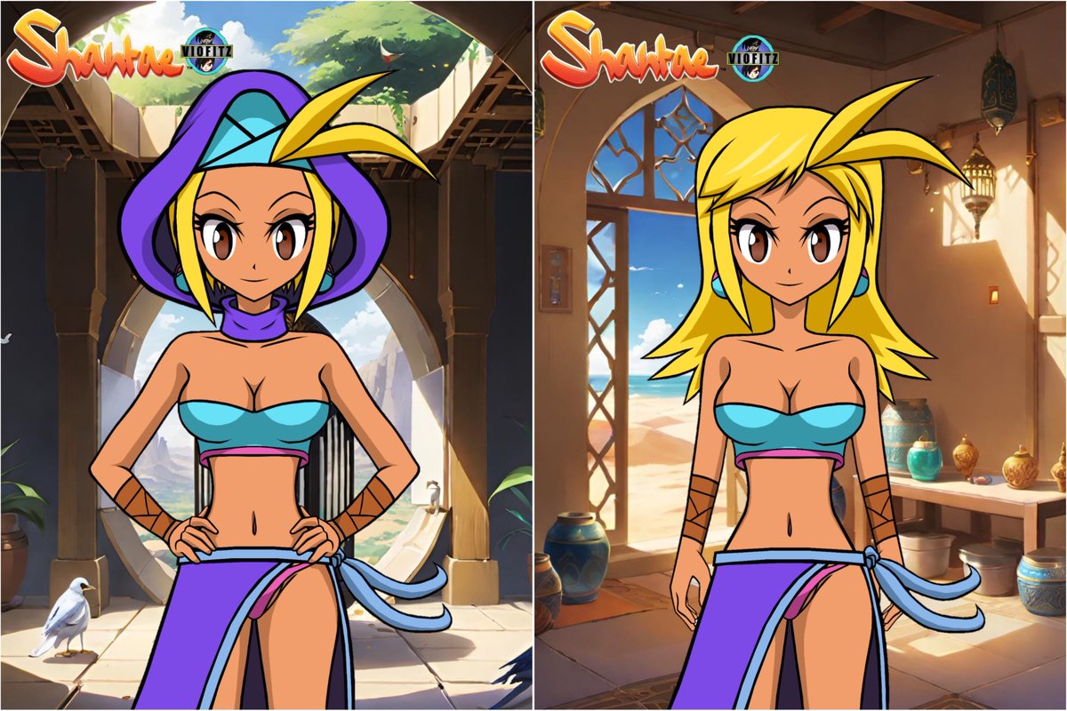 FioFitzerald's tweet photo. Commission Request:
Sky (Shantae)
1. with hoodie
2. without hoodie
#fanart #Shantae #sky #artwork https://t.co/GLiaJkCqn9