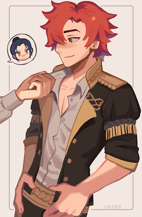 「mr sylvain 」|iniro 🍥 color tips released!のイラスト