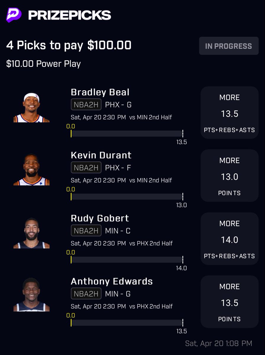 Copy my PrizePicks entry using this link: prizepicks.onelink.me/gCQS/shareEntr… 🚨Do not take this if yu gone bitch , it’s a early play strictly for value of a close game #Same24squad