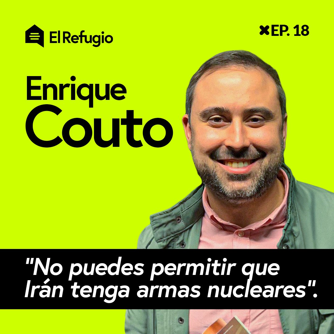 🎙️Este domingo a las 20h 'El Refugio'.💬 @irunearino entrevista a @ecbueno de @VisualPolitik para hablar de la geopolítica actual, elecciones en EE.UU., el conflicto en Oriente Medio entre Irán, Israel y Palestina, la situación en América del Sur con casos como el de Javier…