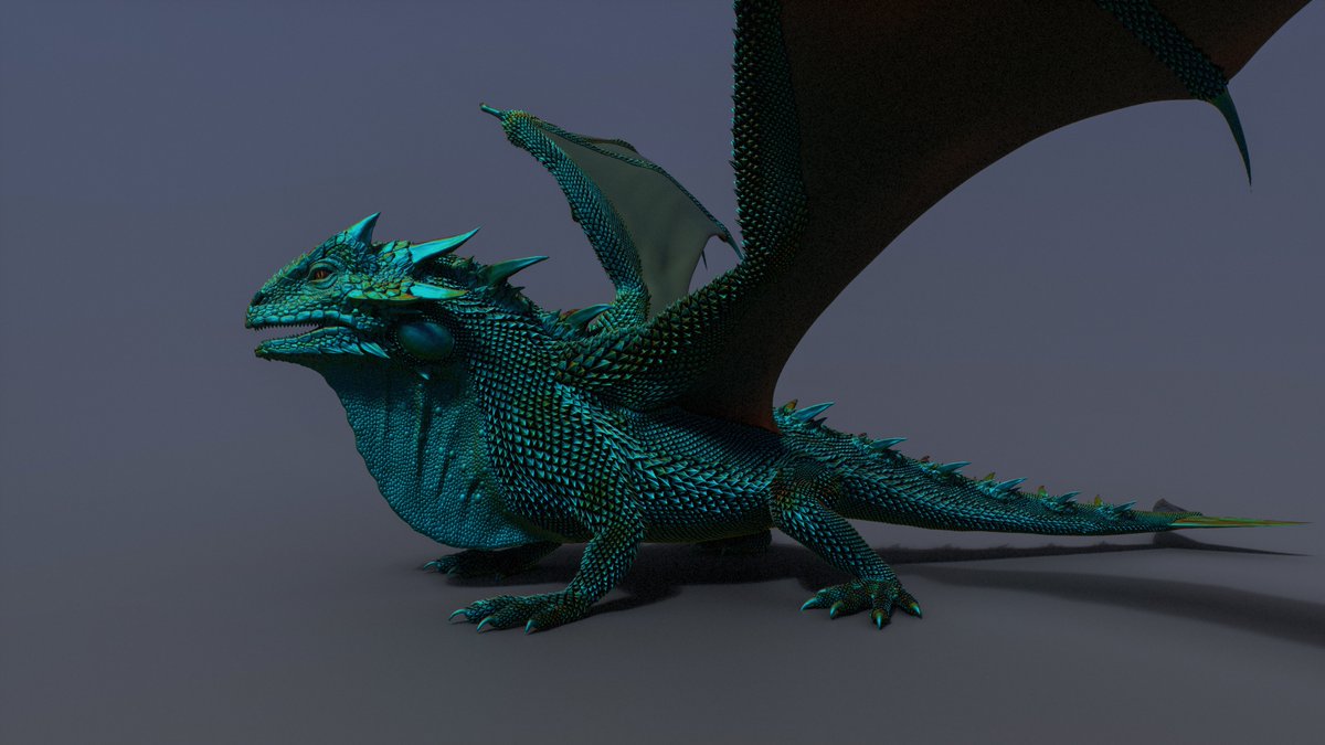 Almost done with the high poly for the dragon. Hopefully next stream we're gonna finish it.