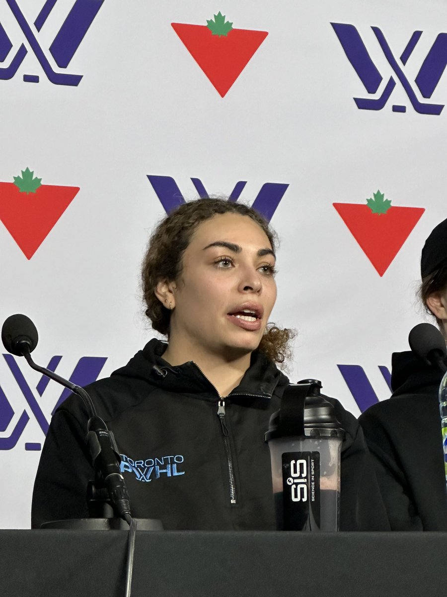 “We didn’t know how we’d be received…the crowds in Montreal can be tough on Toronto teams. I never dreamed of playing at the Bell Centre but it was one of the best experiences I ever had,” Toronto’s Sarah Nurse on playing in front of the record breaking crowd in Montreal. #PWHL