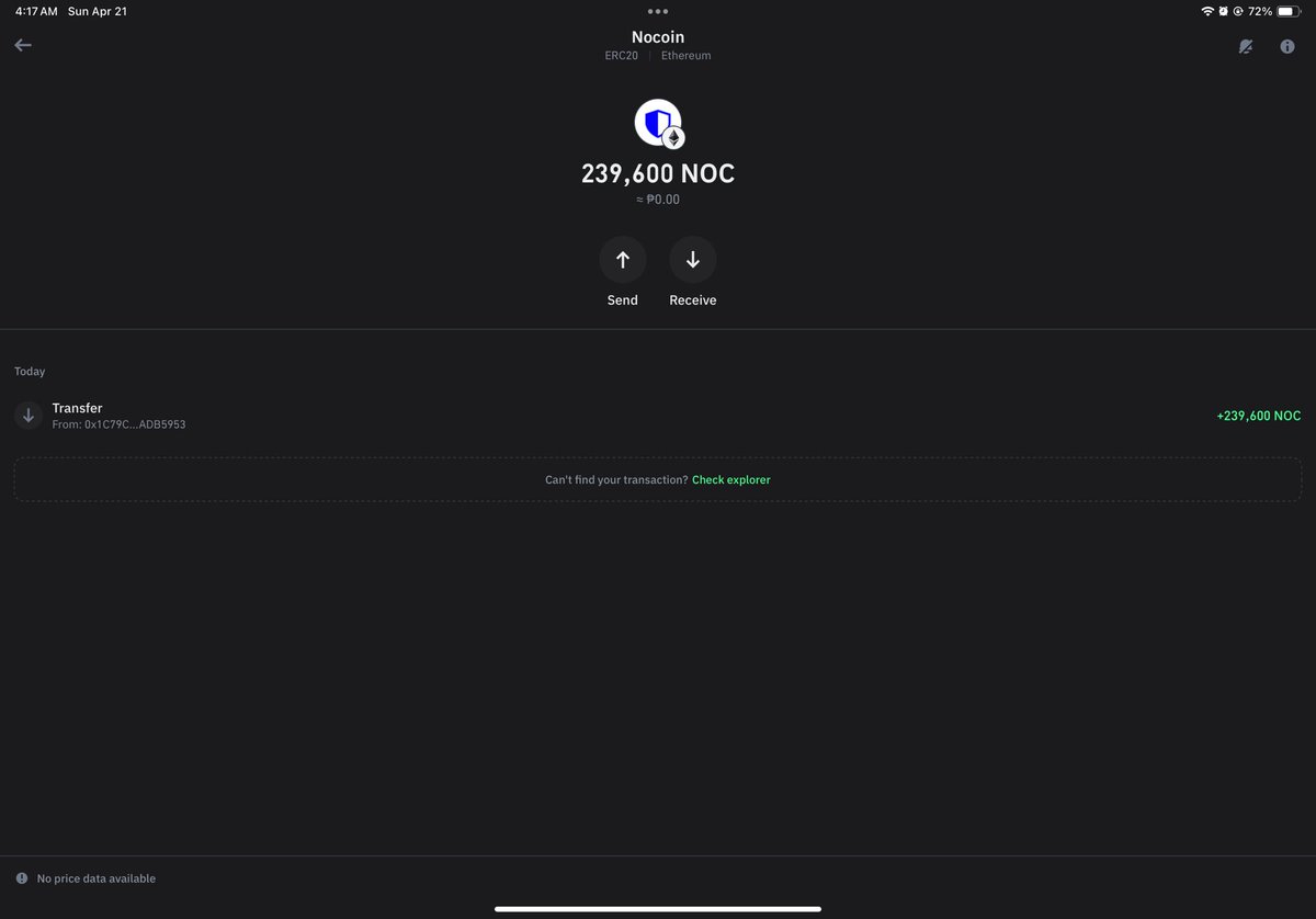 Rewards received thank you so much $NOCOIN team 🚀🔥🔥

<a href="/Nocoin_io/">Nocoin.io / $NOC</a> @NoCoinArmy