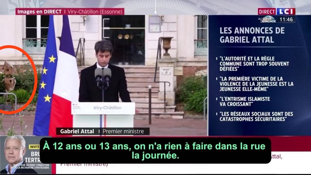 sigter63's tweet photo. @Babar_le_Rhino J'adore la réaction consternée et accablée de l'épouvantail de jardin à la droite d'Attal https://t.co/VSqPD2l0b0