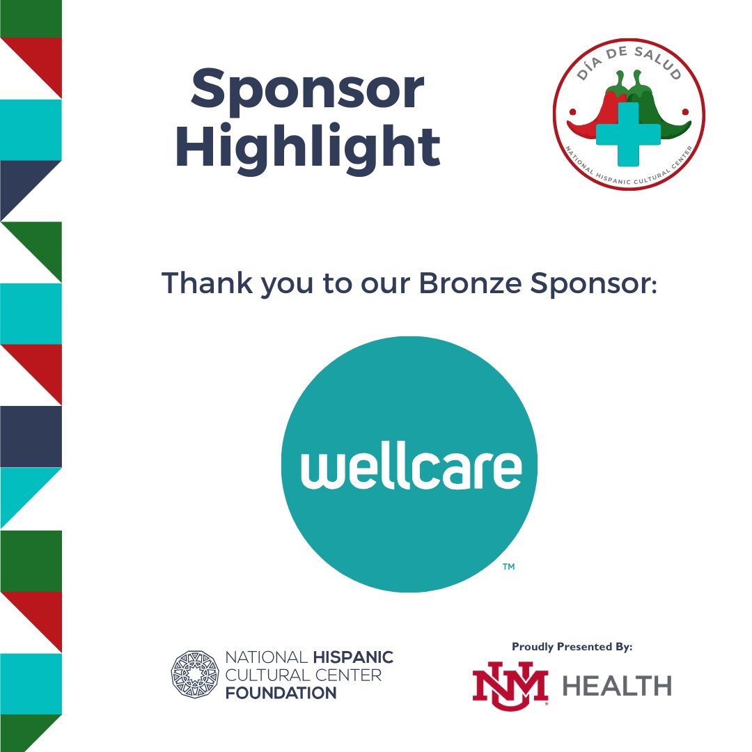 Shoutout to Wellcare for standing with us as a Bronze Sponsor for Día de Salud! Join the movement towards better health on April 28th at the NHCC from 9AM-2PM. We're in this together! 🤝💙 #Wellcare #CommunityWellness #DiaDeSalud #NHCCF