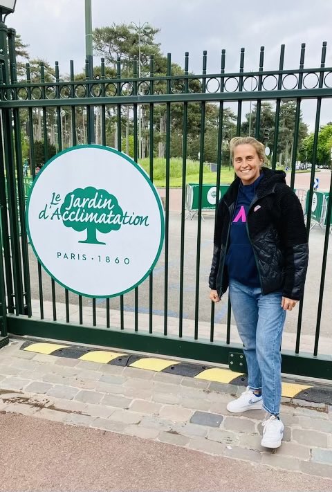 Nous étions ravis d’accueillir ⁦@pauline_drl⁩, championne de tennis assis et militante de la sécurité routière qui va défendre nos chances de médailles ⁦@Paralympics⁩ ⁦@Paris2024⁩. Toute l’énergie du parc est avec elle et ⁦@equipedefrance⁩