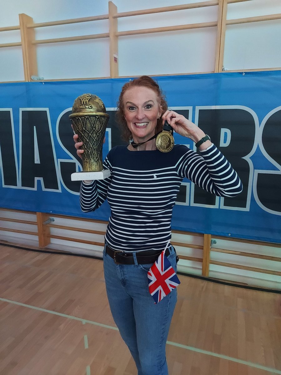 Janetlilley's tweet photo. Gold medal Women's 45/50 category Wolrd Cup Croatia 2024 #Basketball #WomensBasketball #MBWC https://t.co/UnyvZm4lMg
