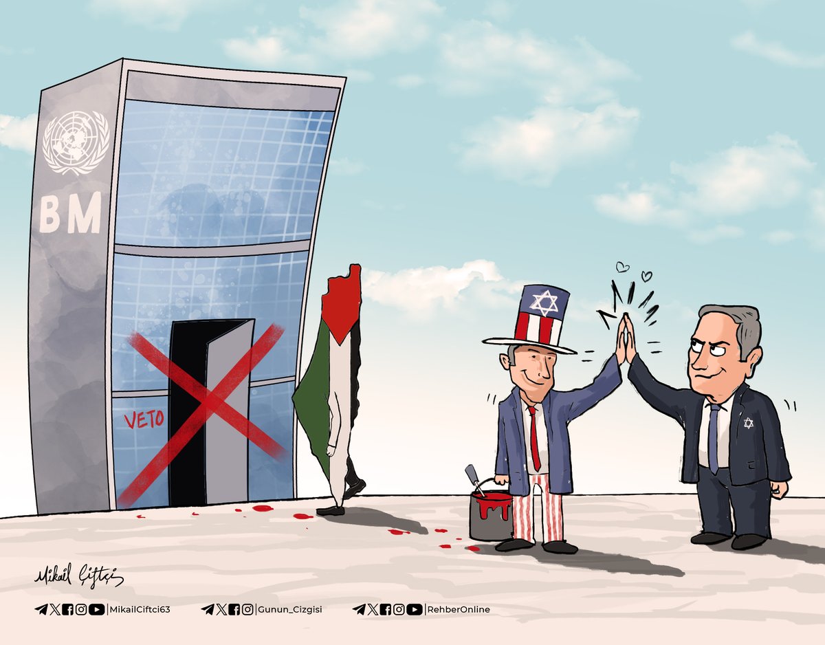 Cartoon de Mikail Çiftçi (Turquia), 2024-04-20.
#Gaza #GazaGenocide #GazaHolocaust #GazaStarving #FreePalestine #GazaMassacre