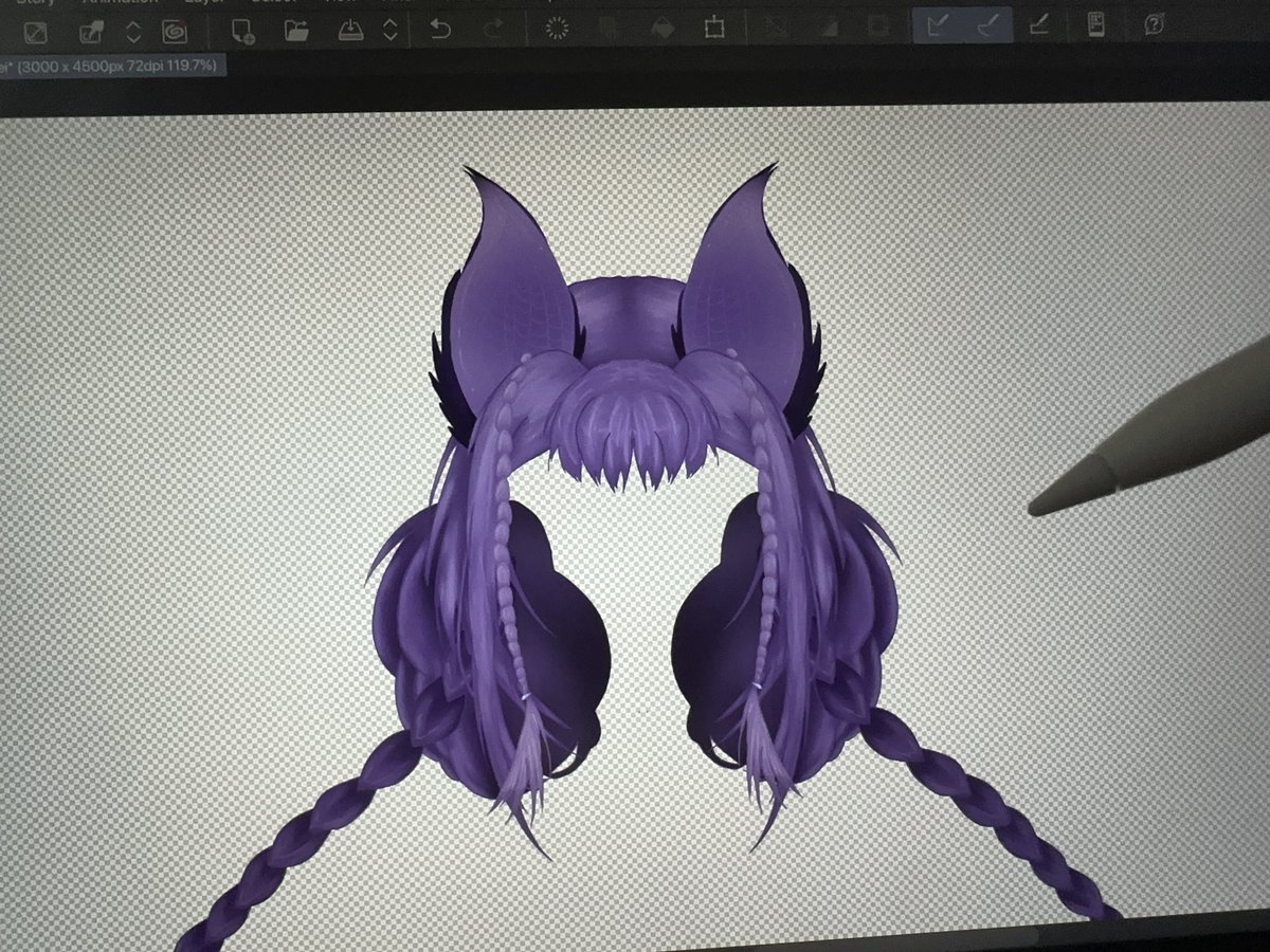 💟Update: Hi everyone!! I just finished Mirei’s ears 🥹💜