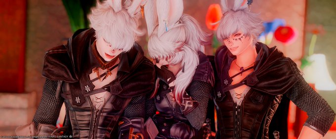 おはざいます#FF14  #ヴィエラ #4顔布教活動 #おはウサ 