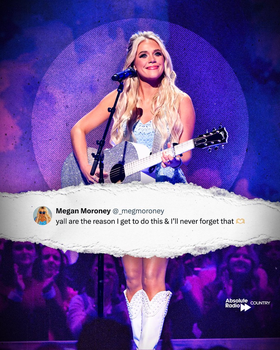 We love what you do, @MegMoroney_... Where are you going to see Megan on tour this year?