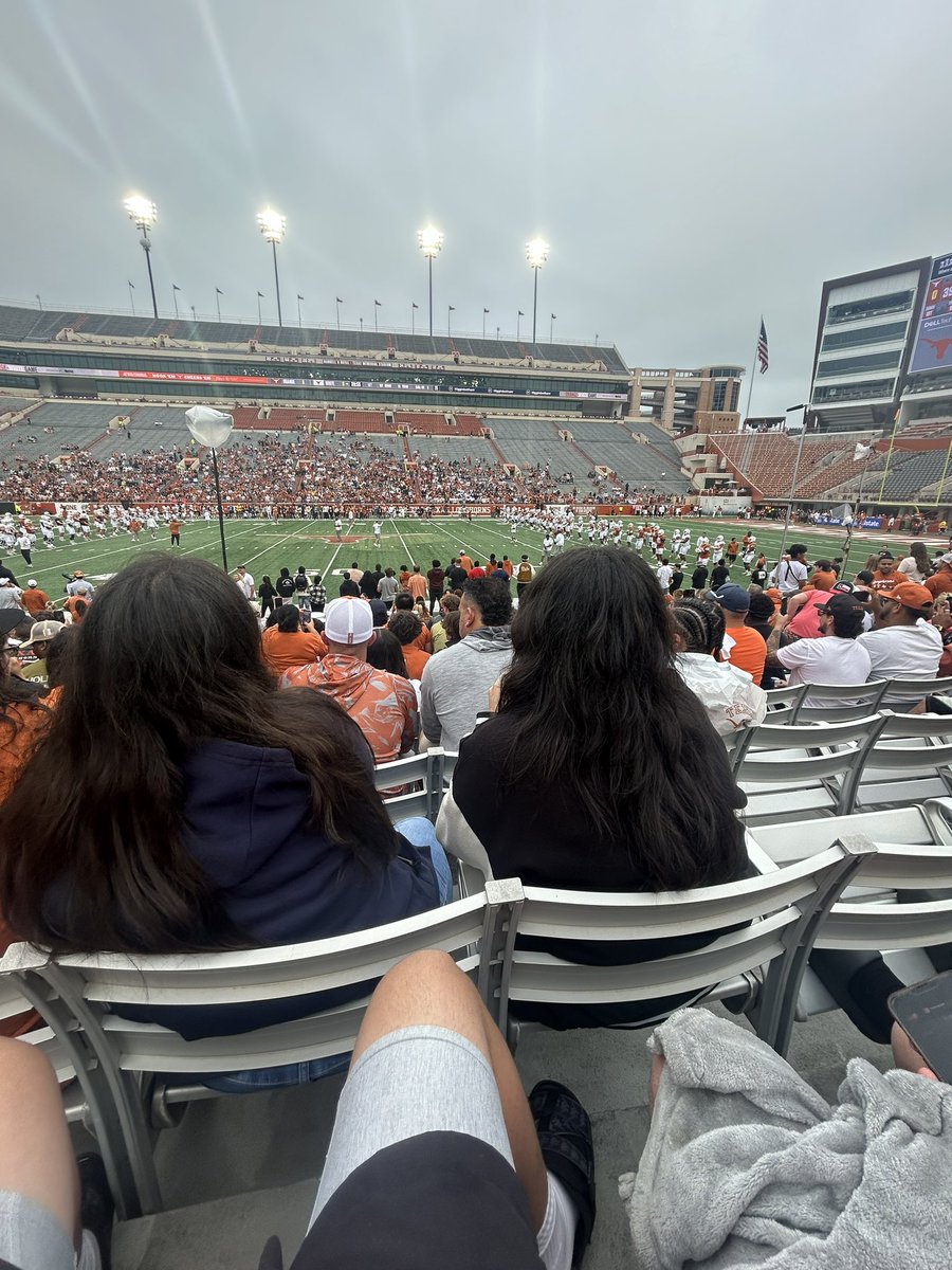 Had a great time at the ut spring game today #HookEm @TexasFootball