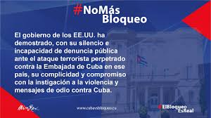 #ConCubaNoTeMetas
#NoAlTerrorismo
#EliminaElBloqueo