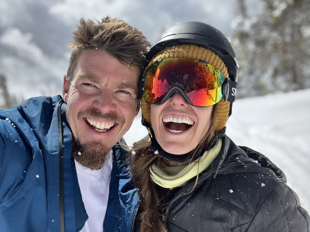 Skiing is fun. Skiing with your wife who also happens to be your favourite human on the planet is even more fun.