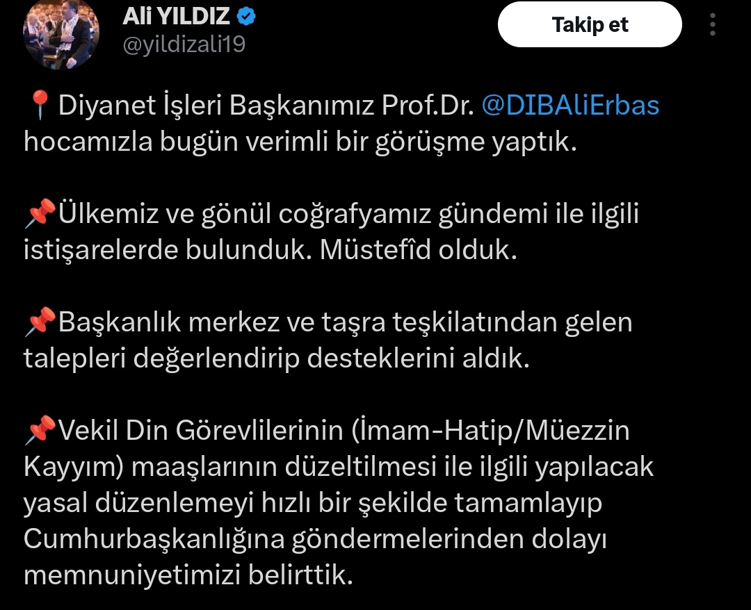 sivasmildiyanet's tweet photo. @celaleddin_gul Vekillere düzenleme yapıldığı için teşekkür etmiş @yildizali19 neyin kafasını yaşıyor https://t.co/Gt4AnHzWbL