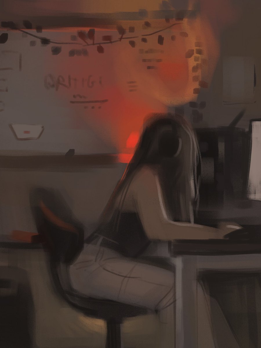 marinthedrawer's tweet photo. Painted my girl today while she was in a meeting from my pc (took 18 minutes) https://t.co/XydVhopU99