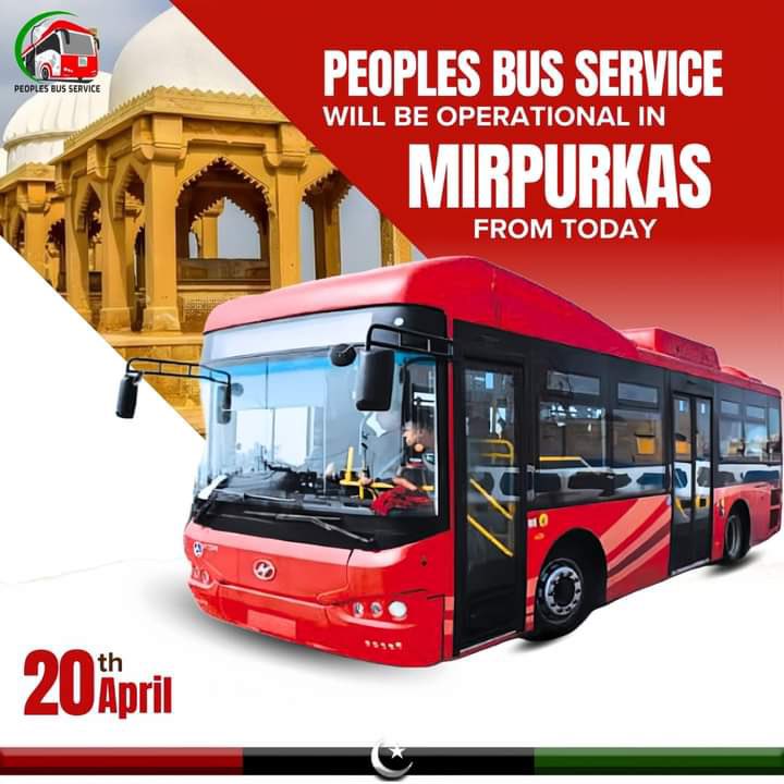 Congratulations to the people of Mirpurkhas for having received a great gift from @SindhGovt1 . People's Bus Service is one of the extraordinary initiatives which will make people feel convenient when travelling. On behalf of the People of Mirpurkhas, I personally am grateful to