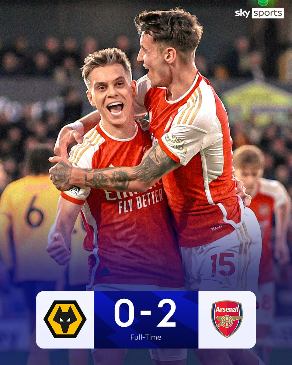 SkySportsPL's tweet photo. Arsenal are 🔙 top of the Premier League! 🔴 https://t.co/CX0yQtXe7R