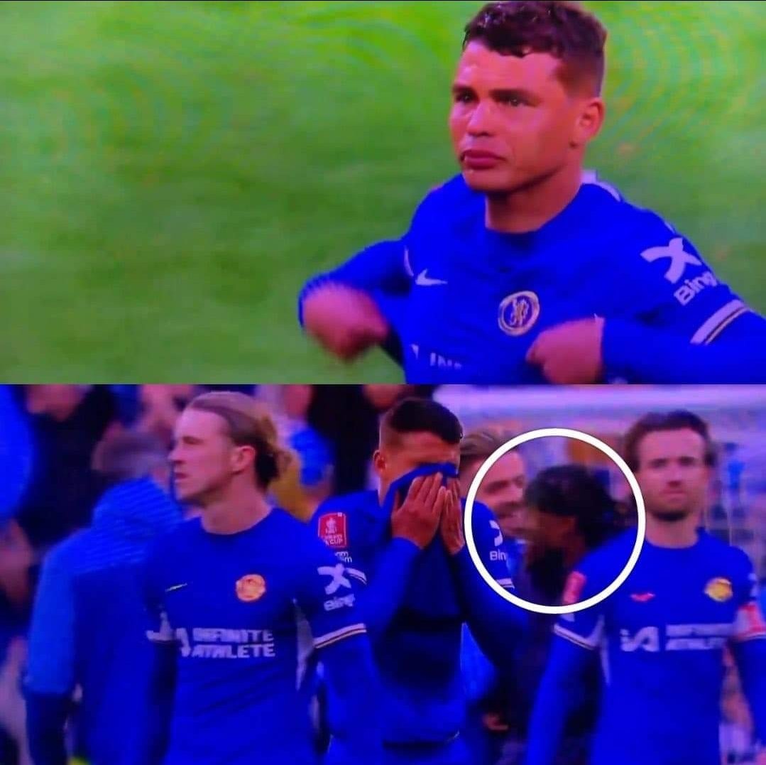 This picture sums our club up. A bloke who cares, and has won the lot, absolutely devastated. A bloke who's bang average and won fuck all, laughing.