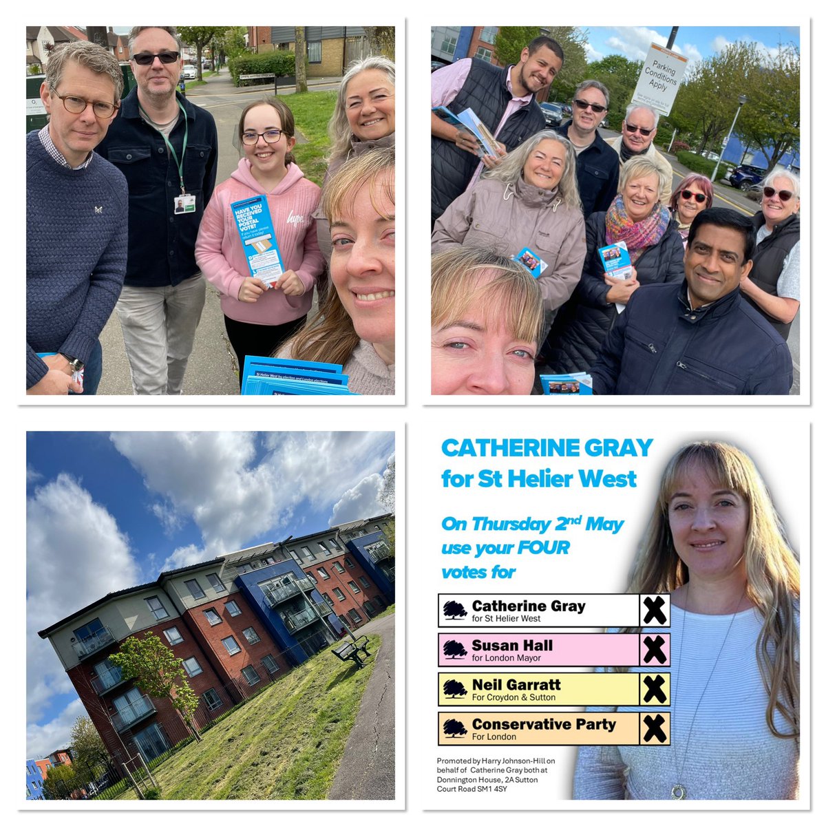 It’s been a brilliant day out on the doorsteps in #StHelierWest So many voters can’t wait to see the back of the current Mayor and will be voting for change on 2nd May by voting for @Councillorsuzie @NeilGarratt @Conservatives and myself!