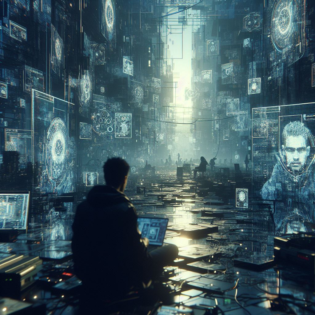This is what the future may look like, 
Cyberworld art.