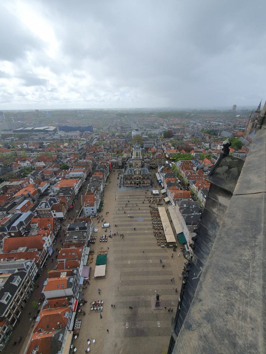 NaalAglo's tweet photo. Wij stonden heel hoog (85 meter)
#NieuweKerk #Delft #flinkewoei #BestEng https://t.co/m4nRUvNreA