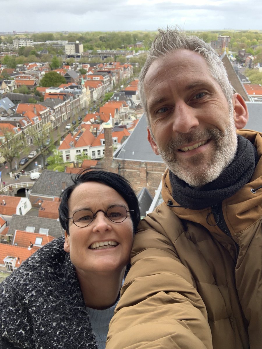 NaalAglo's tweet photo. Wij stonden heel hoog (85 meter)
#NieuweKerk #Delft #flinkewoei #BestEng https://t.co/m4nRUvNreA