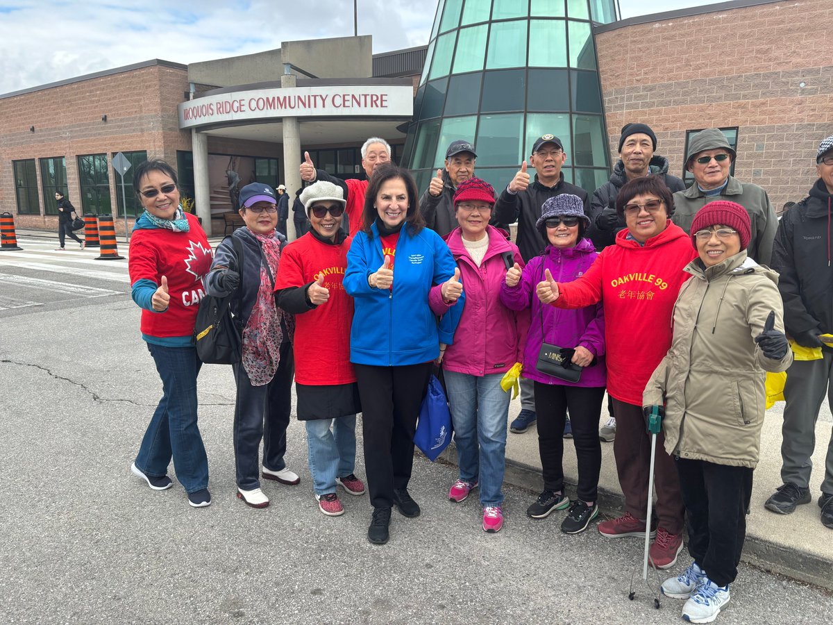 I had a great start to my day by joining the Oakville Jiu-Jiu Seniors Association's Annual #EarthDay Cleanup! Shoutout to the amazing organization and all the volunteers who came out to support. It is inspiring to see seniors encouraging those around them to be stewards of their