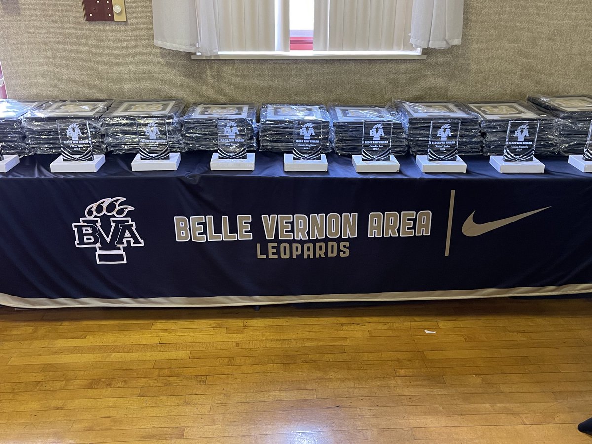Athletic award ceremony this afternoon! Doors open in one hour! HAIL MIGHTY LEOPARDS
