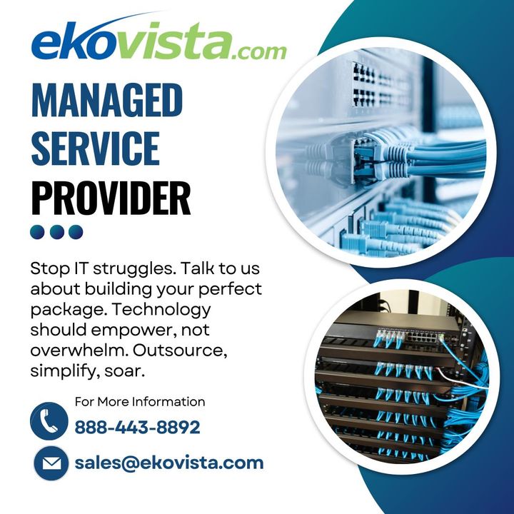 Get a free IT assessment today and see how outsourcing can simplify your life. Experience the IT difference. Contact us for a free consultation.

#itprofessionals #computersupport #remotesupport #onsitesupport #cloudcomputing #cloudserver #cybersecurity #experiencedit #ekovista