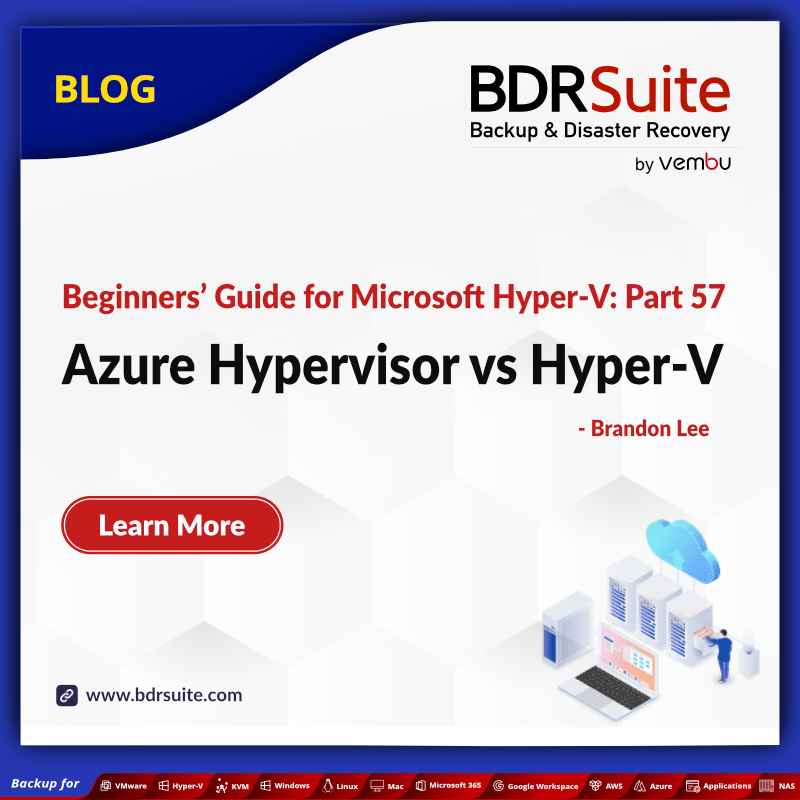 Discover the optimal virtual workload solution for your organization with Microsoft's offerings: Azure Hypervisor and Hyper-V. Learn about their similarities and differences to make an informed choice for your business needs. zurl.co/Hhde
#Azure #HyperV #Virtualization