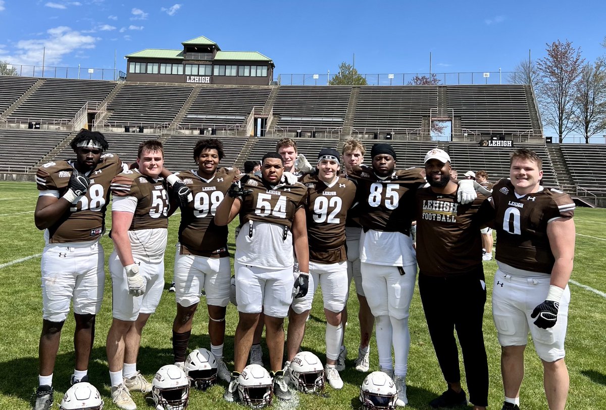 Finished Spring Ball Healthy+Hungry! All We Know Is HARD! No Shortcuts! Appreciate Y’all Work So Far! Let’s Get Better! #TheHardWay #TrenchMob #Lehigh