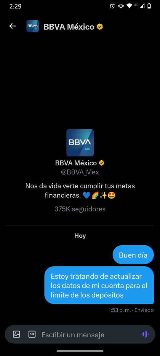 carret1n's tweet photo. @BBVA_Mex Más de media hora esperando respuesta. Pésimo servicio, nadie responde y su app es una porquería. https://t.co/qnHiBfyGDg