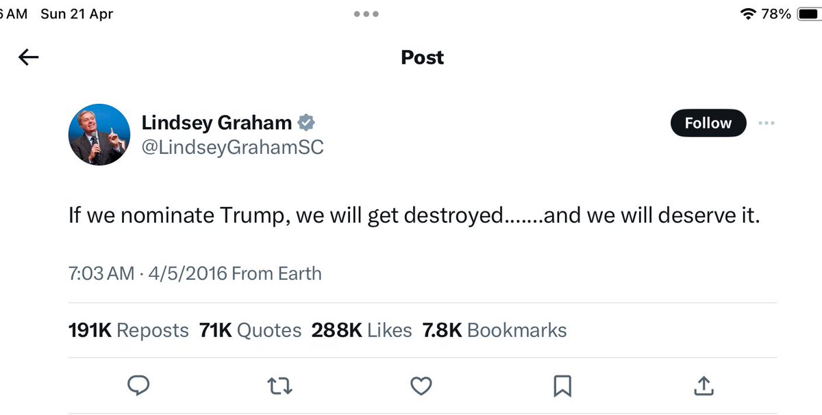 Just a reminder….. nearly 8 years ago His prediction was spot on! #TFG’s power is waning He’s a weak vengeful man He can’t control his bodily functions, never mind the party #UkraineAid ✅