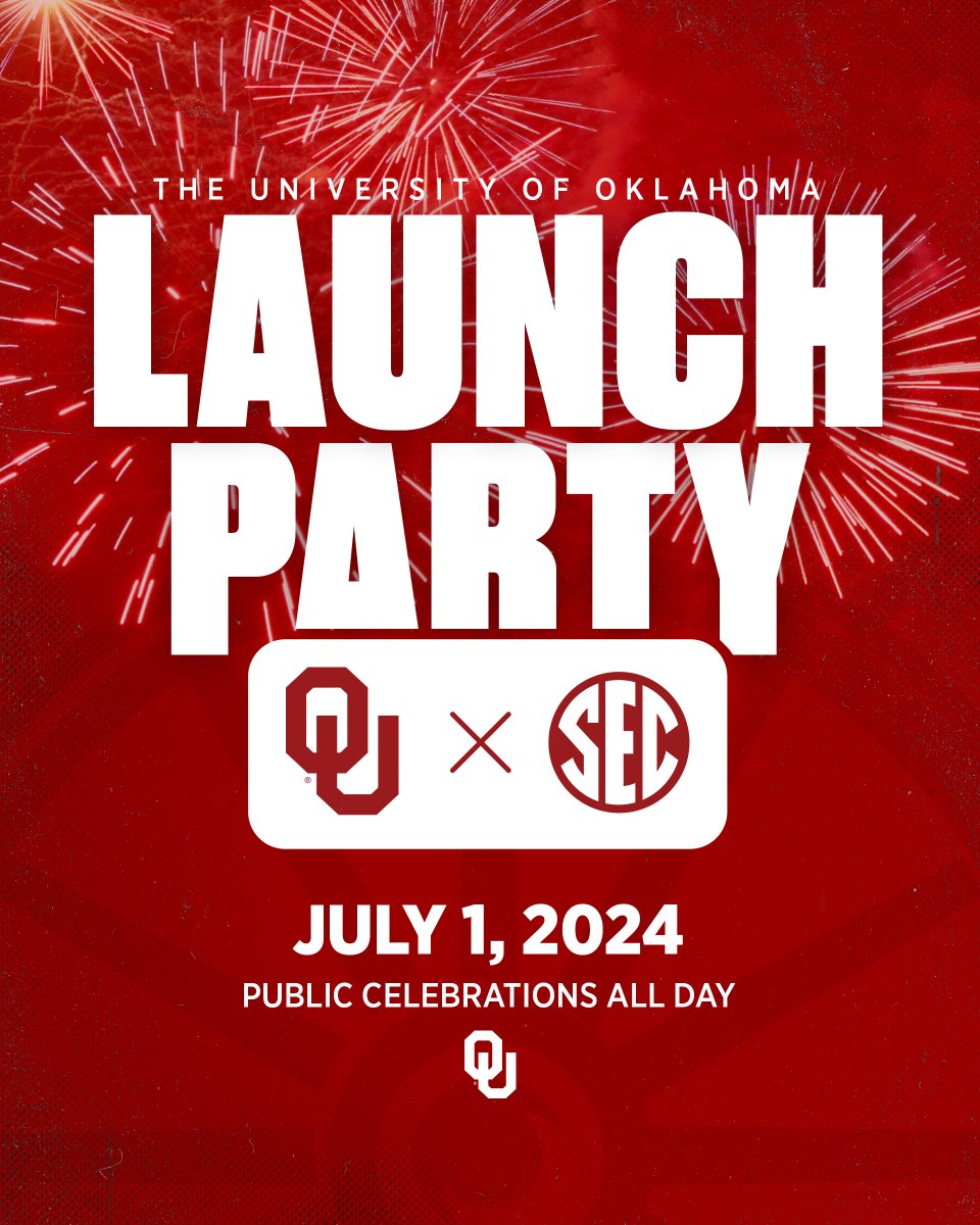 There’s only ☝️ place to be July 1st! 📍 Norman #BoomerSooner x @SEC