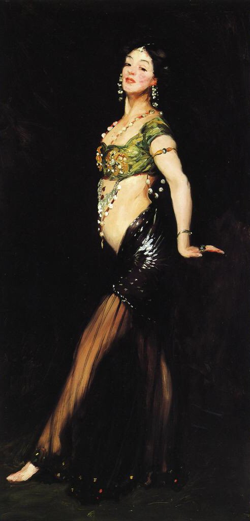 Salome, 1909 by Robert Henri (US, 1865-1929) -> tap on pic