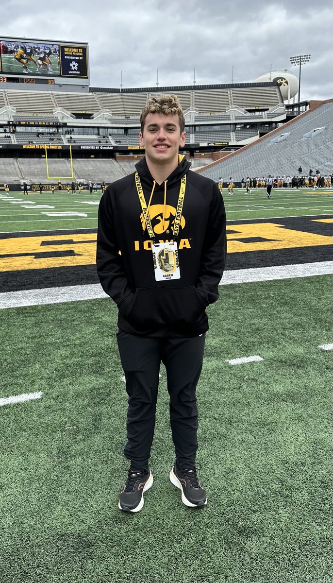 Caden Buhr (@cadenbuhr) on Twitter photo Had a great time in Iowa city at today’s spring game. Big thanks to <a href="/LeVarWoods/">LeVar Woods</a> for having me up. Had a great time in Iowa city at today’s spring game. Big thanks to <a href="/LeVarWoods/">LeVar Woods</a> for having me up.