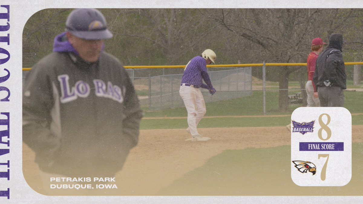 DUHAWKS TAKE GAME 2 ON A WALK OFF BY @Detto813!!

#GoDuhawks | #RollRiversBSB | #D3Baseball