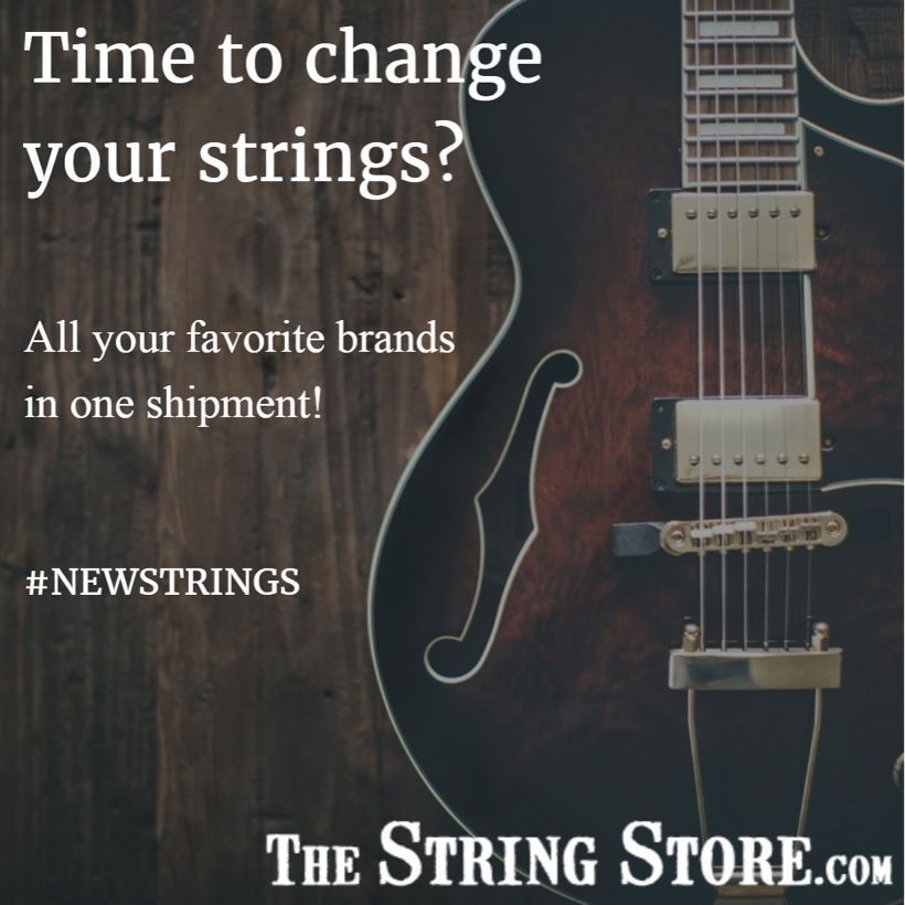 TheStringStore_'s tweet image. Time to change your strings?
-
#thestringstore #newstrings #guitar #bass #electricguitar #acousticguitar #musician #geartalk