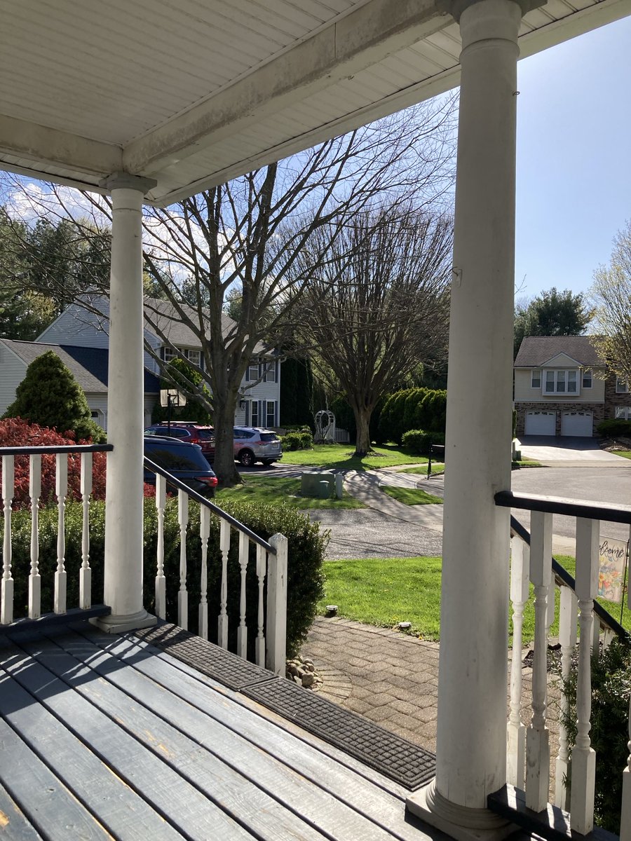 Just sitting on our porch on a beautiful while Kailey and Mommy take a nap. Very appreciative of what I have. Not wanting what others have. The world get crazier by the day, but at least there are times like this to count on. Relax and enjoy the ride. #gratitude