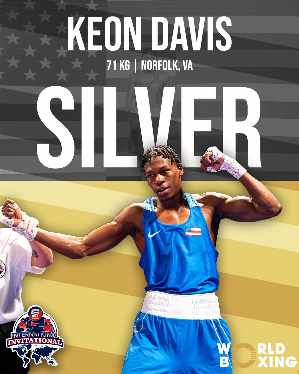 Keon Davis takes the 2024 USA Boxing International silver medal after a hard fought bout with Denmark.