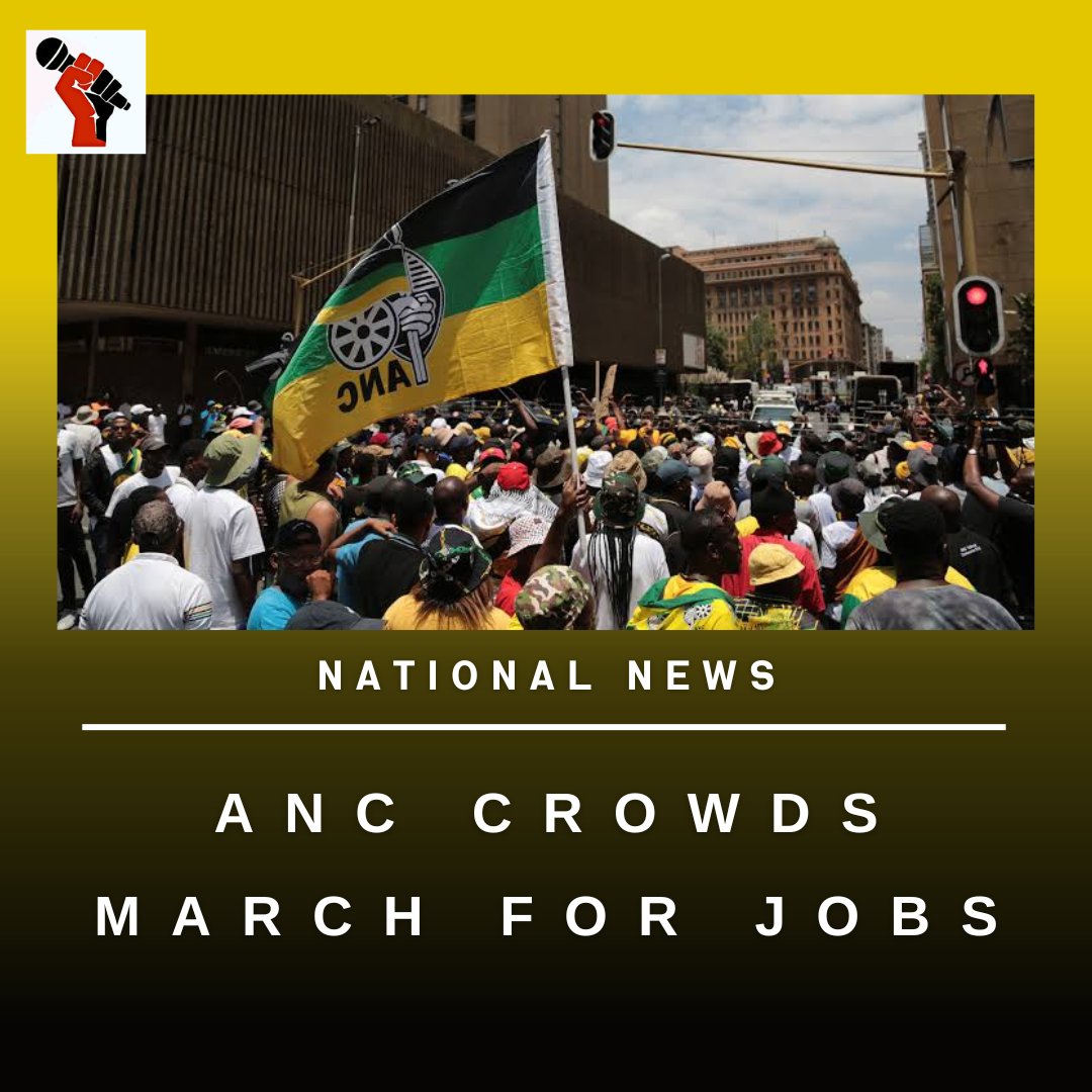ANC CROWDS MARCH FOR JOBS

In National News, Today on the Global South Media Network 

Read Here: globalsouthmedianetwork.com/all.html

#GSMN 
#GlobalSouthMediaNetwork
#NationalNews
#ANC
#AfricanNationalCongress
#JobMarket
#JobSecurity 
#Unemployment 
#Economy