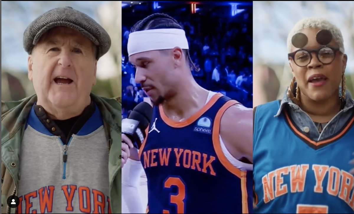 Cabtivist's tweet photo. Thanks @NewYorkNico for having me in the New York Knicks commercial. I will not be at the  Garden today for the playoff game but I will in the Garden on the  Jumbotron. Go New York. @nyknicks https://t.co/mJXsskzCi8