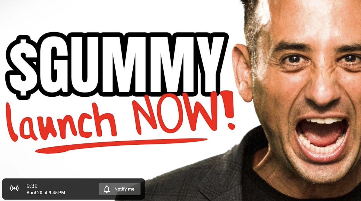 🚨 $GUMMY LAUNCH - GOING LIVE NOW!

🔴 youtube.com/watch?v=FDuKS9…