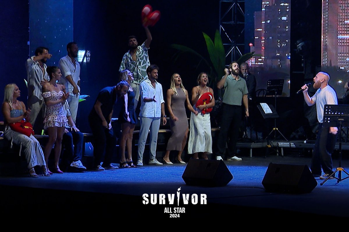 Şarkı yarışmasında eğlence dolu anlar yaşanacak. #SurvivorAllStar2024 Birleşme Partisi bu akşam 20.00’de TV8’de. @survivorturkiye #Survivor #SurvivorTürkiye #MaviTakım #KırmızıTakım