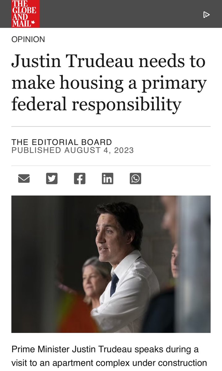 I like to introduce @globepolitics to <checks notes> their own editorial board. Here’s a headline from last summer mirroring the tone of the time. Memories are short I guess. So here it’s posted again, perhaps it will also jog some provincial memories.