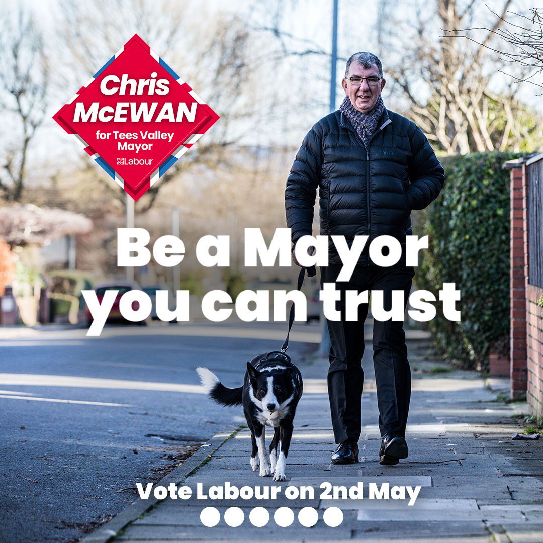 Vote for @chrismcewan11 on May 2nd 🌹#TeesValleyMayor #ToriesOut