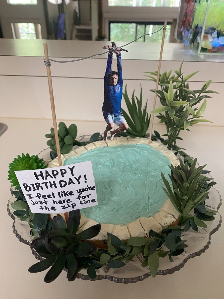 rhythm_n_blooms's tweet photo. I made my son a zip line cookie cake for his 26th birthday @ITYSL_memes https://t.co/PWkq50ZgXm